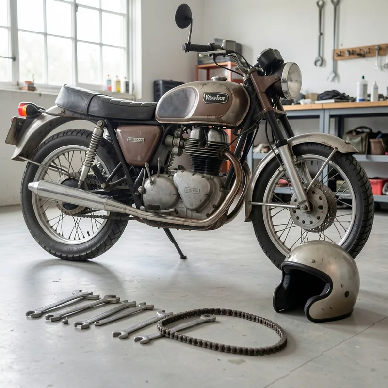 Nettoyer et protéger une moto ancienne sans l'abîmer