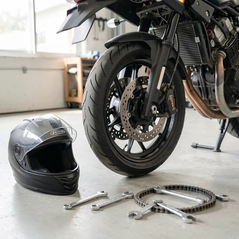 Vérifier et régler la pression des pneus de sa moto
