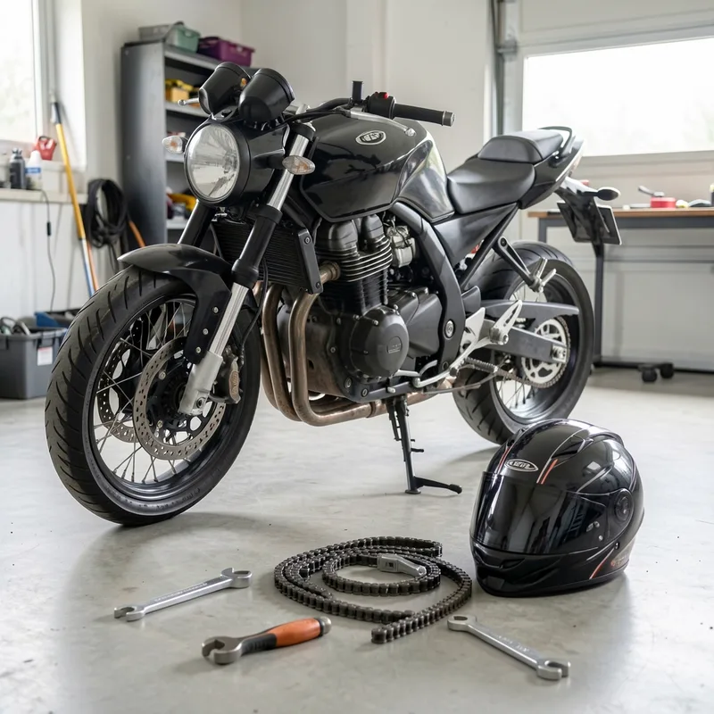 Remettre en route une moto remisée
